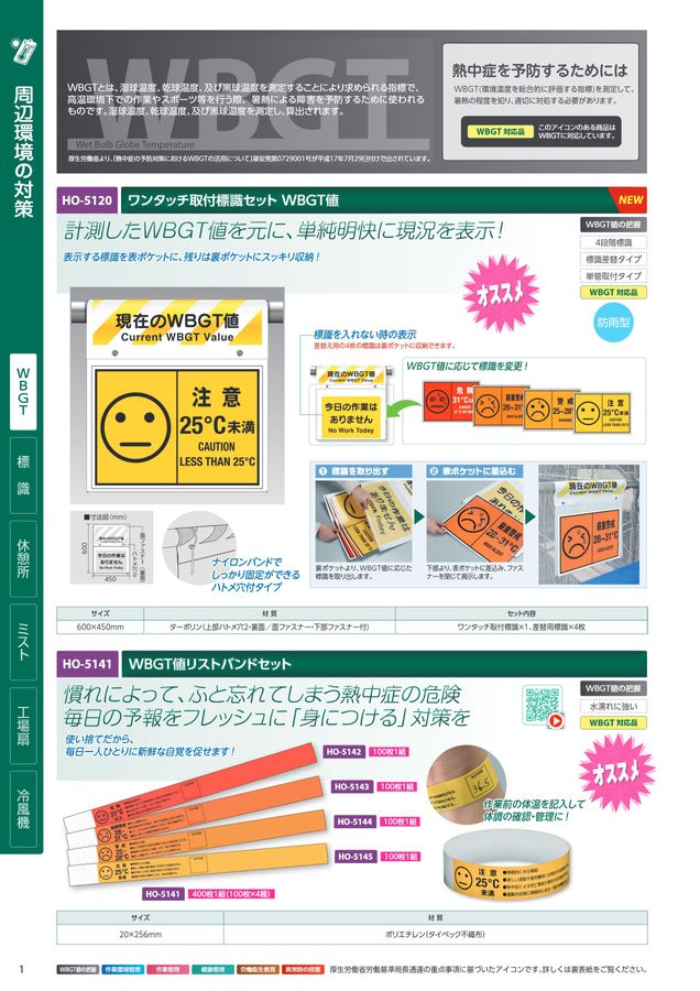 CAINZ-DASH】ユニット 熱中症予防対策集合標識 HO-184【別送品